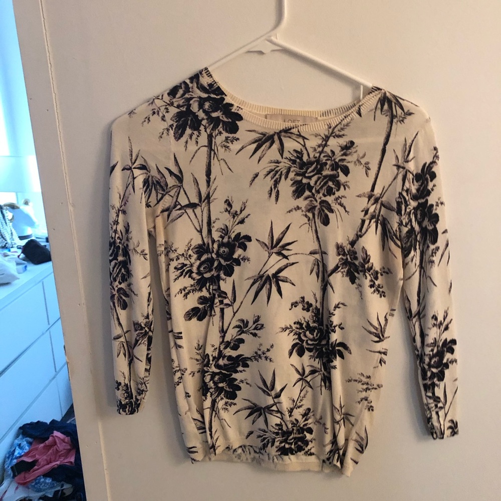 Floral sweater